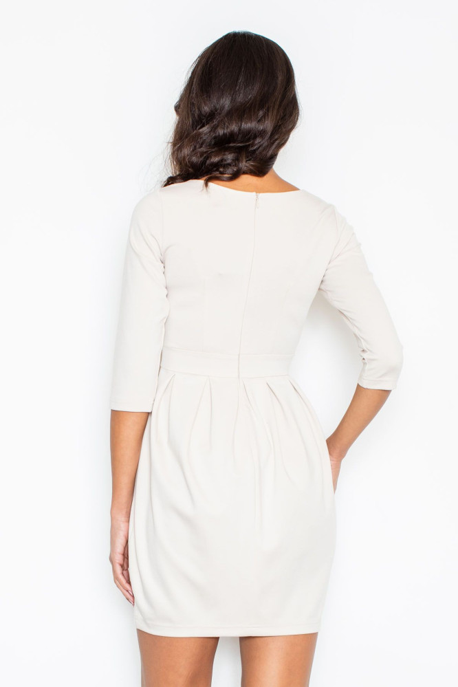 Suknelė Melania M122 Smėlio