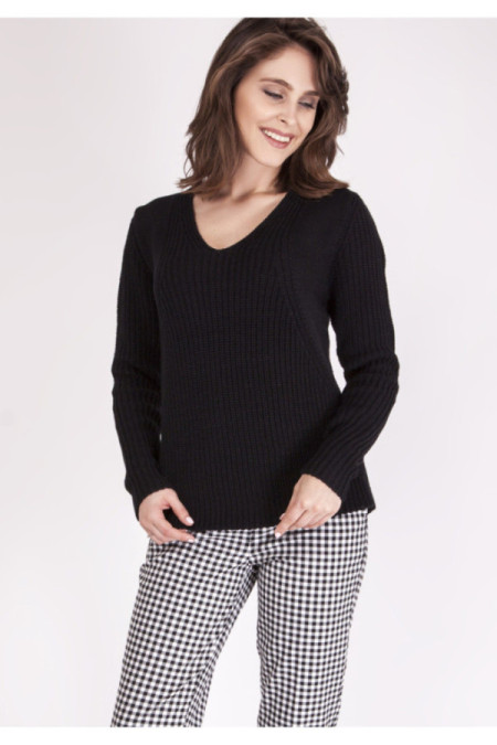 Megztinis Victoria SWE 123 Juoda