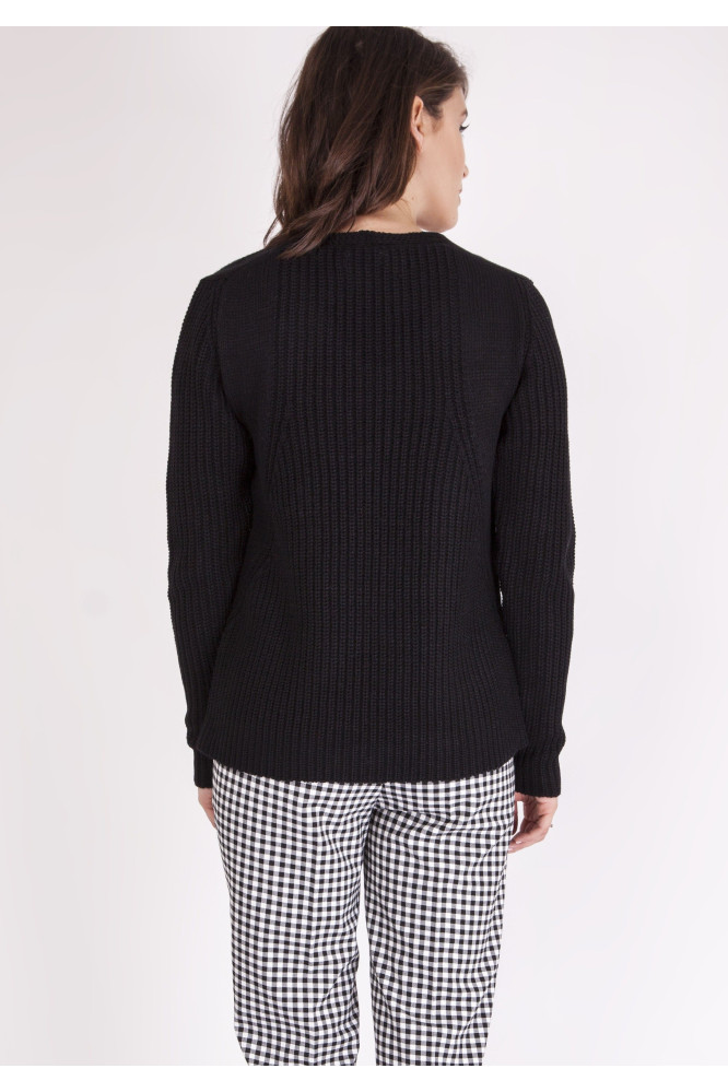 Megztinis Victoria SWE 123 Juoda