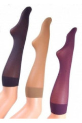 Kojinės iki kelių Microfibra - juoda