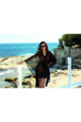 Chalatas London Juoda