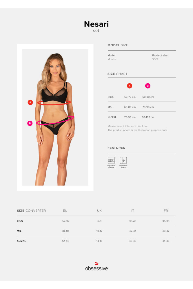 Komplektas Nesari 2-dalių