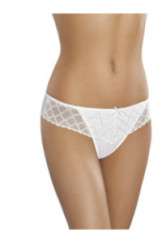 Siaurikės (stringai) Greta 169 - balta