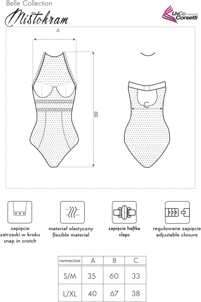 Kūno triko Mistohram Smėlio