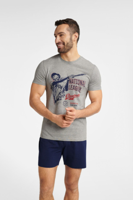 Pižama Flair 40676-09X melandžas Mėlyna