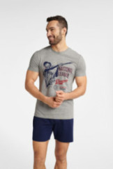 Pižama Flair 40676-09X melandžas Mėlyna