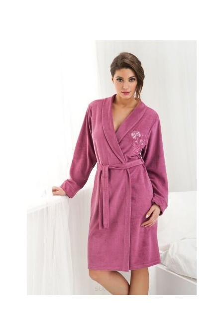 Chalatas Diana FR-107 Purvina Rožinė