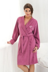 Chalatas Diana FR-107 Purvina Rožinė