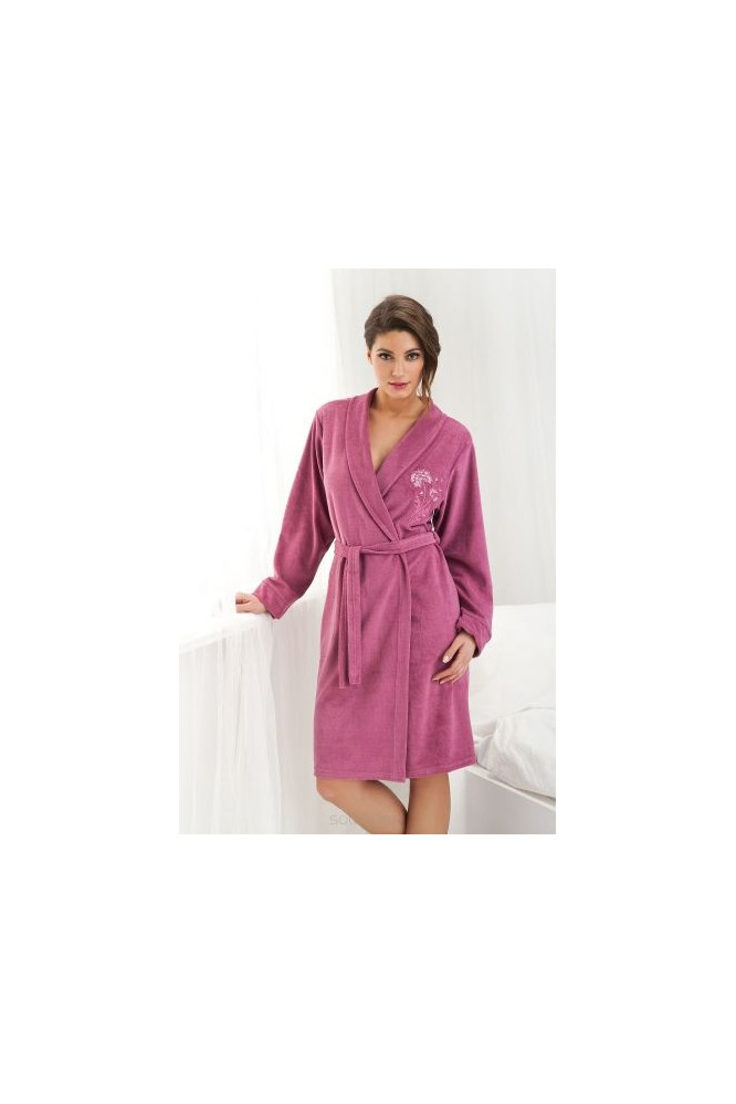 Chalatas Diana FR-107 Purvina Rožinė