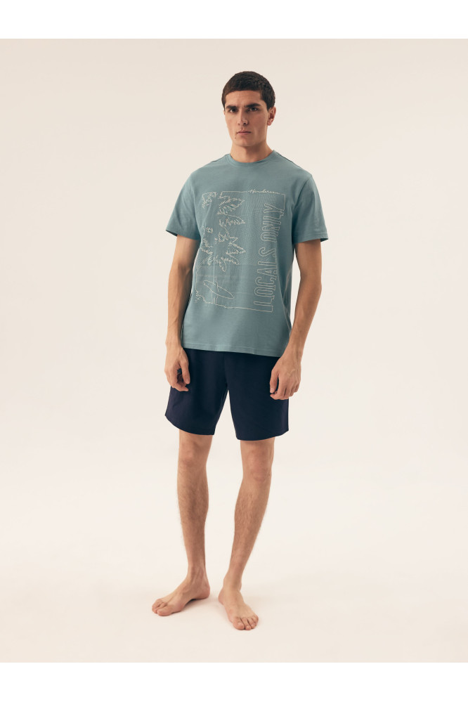 Pižama Surf 42598-77X Žalia