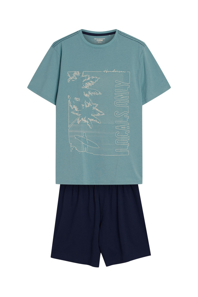 Pižama Surf 42598-77X Žalia