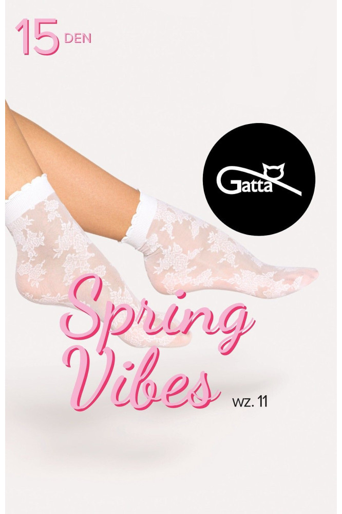 Kojinės Spring Vibes 11 15 Den - ecru