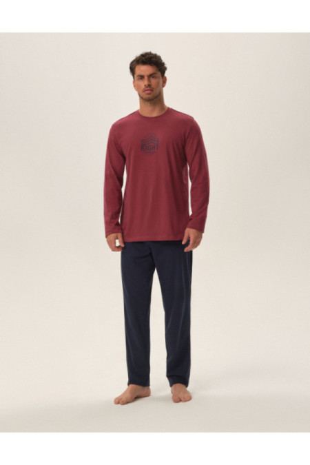 Pižama Jetson 41903-83X kaštoninė