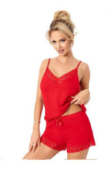 Pižama Niki Short Raudona
