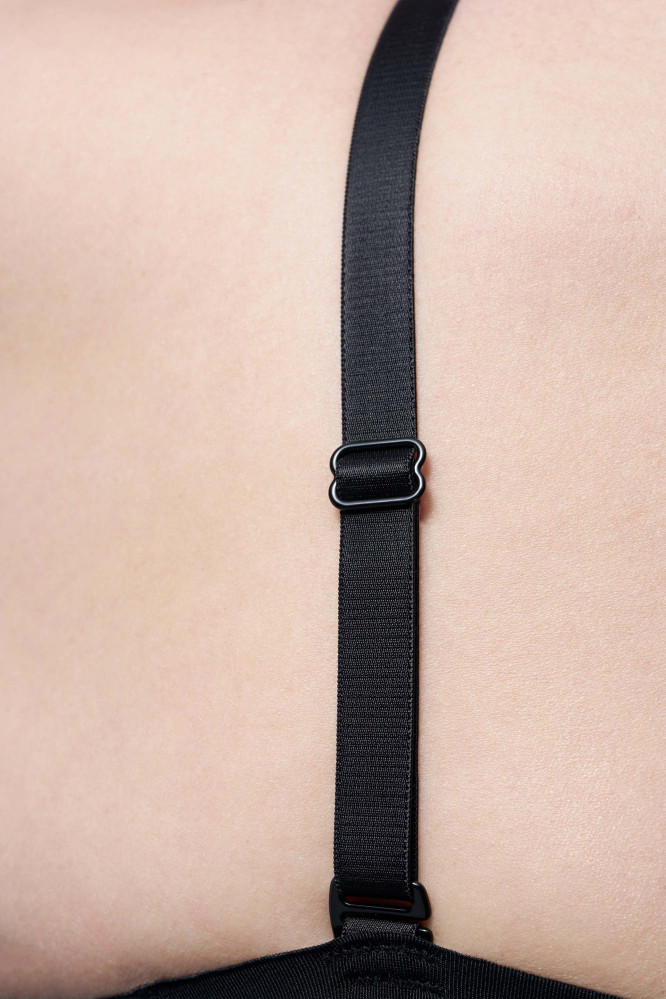 Apatinukė 222 Basic Slip Poen Biust Juoda