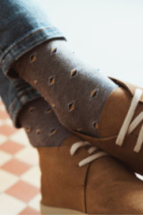 Kojinės 056-138 melandžas Pilka