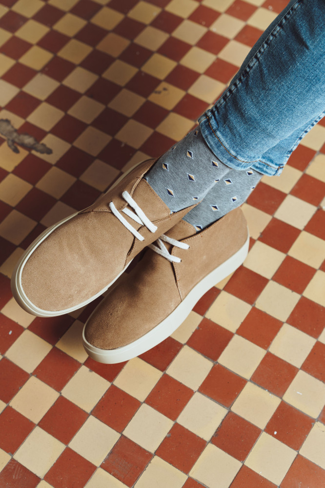 Kojinės 056-138 melandžas Pilka