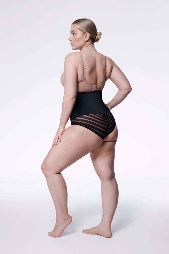 Kelnaitės Liekninančio efekto 141 (Aukšta talia) Juoda