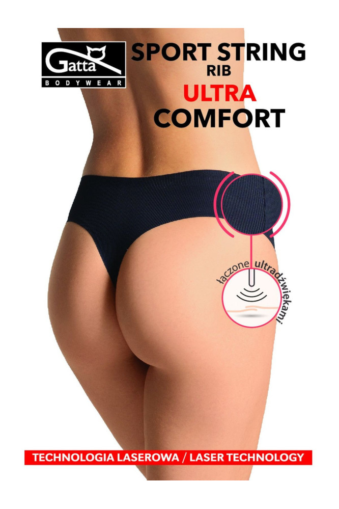 Siaurikės (stringai) Sport Ult Rib - smėlio