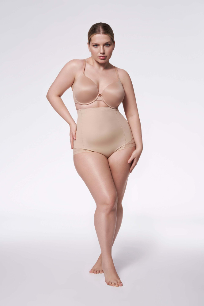 Kelnaitės 141 Mesh High-Waist apatiniai Natūrali