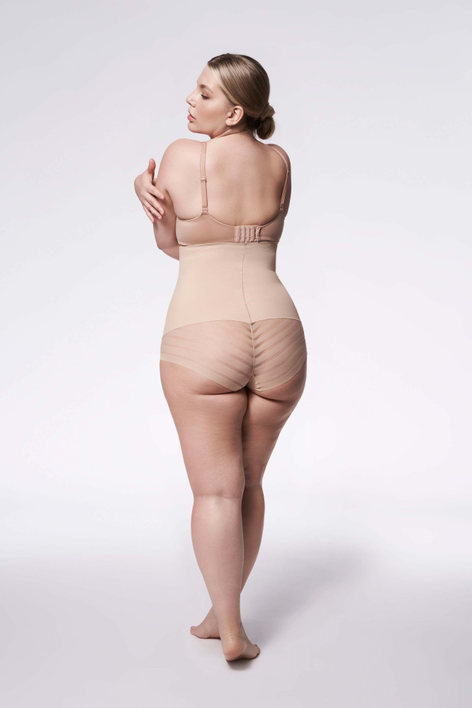 Kelnaitės 141 Mesh High-Waist apatiniai Natūrali