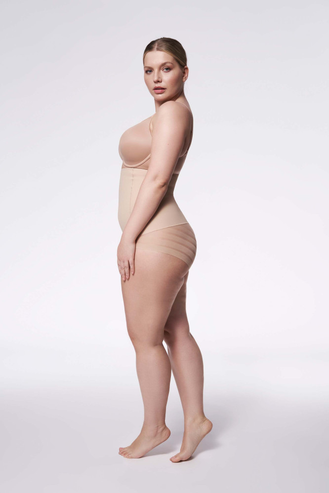 Kelnaitės 141 Mesh High-Waist apatiniai Natūrali