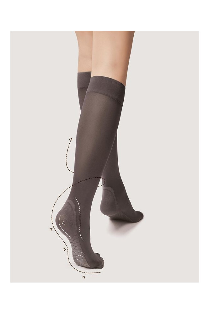 Kojinės iki kelių Glaustinukė (bodis) Care Massage 40