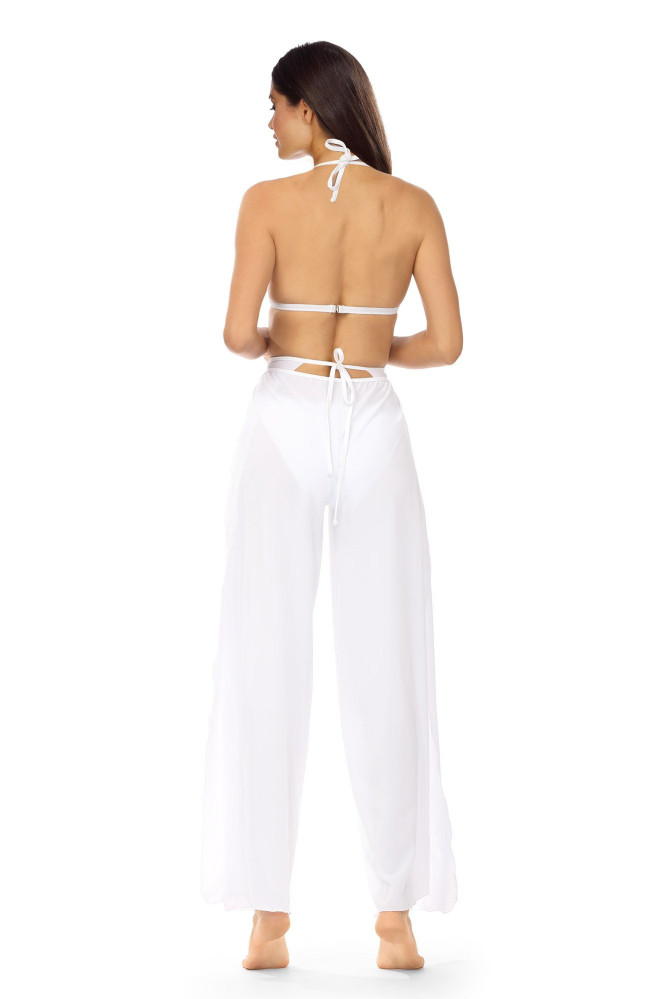 Kelnės plażowe L8025 V1 Balta