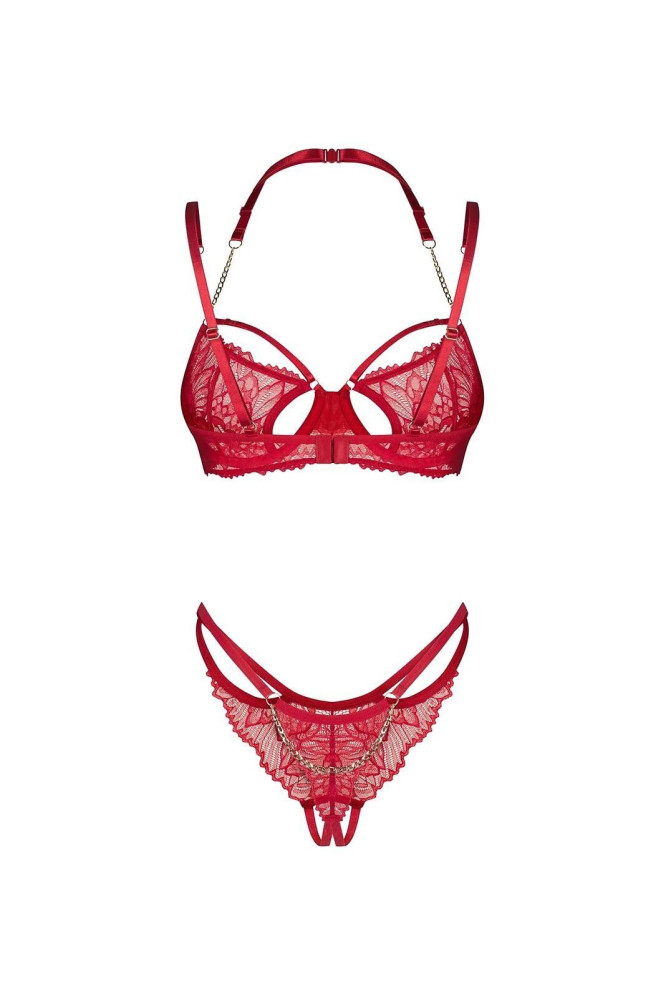 Komplektas Matildea Crotchless komplektas