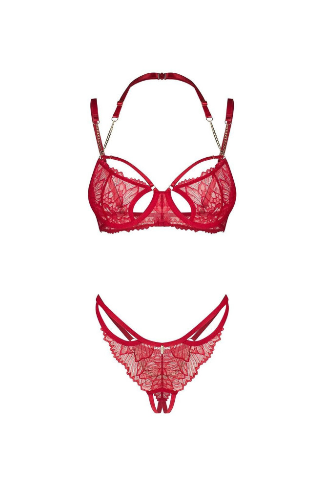 Komplektas Matildea Crotchless komplektas