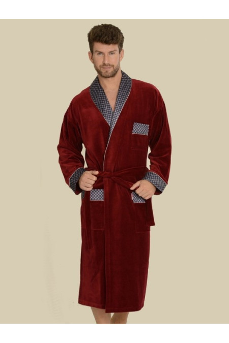 Chalatas 773 Bonjour Ilgas - bordo