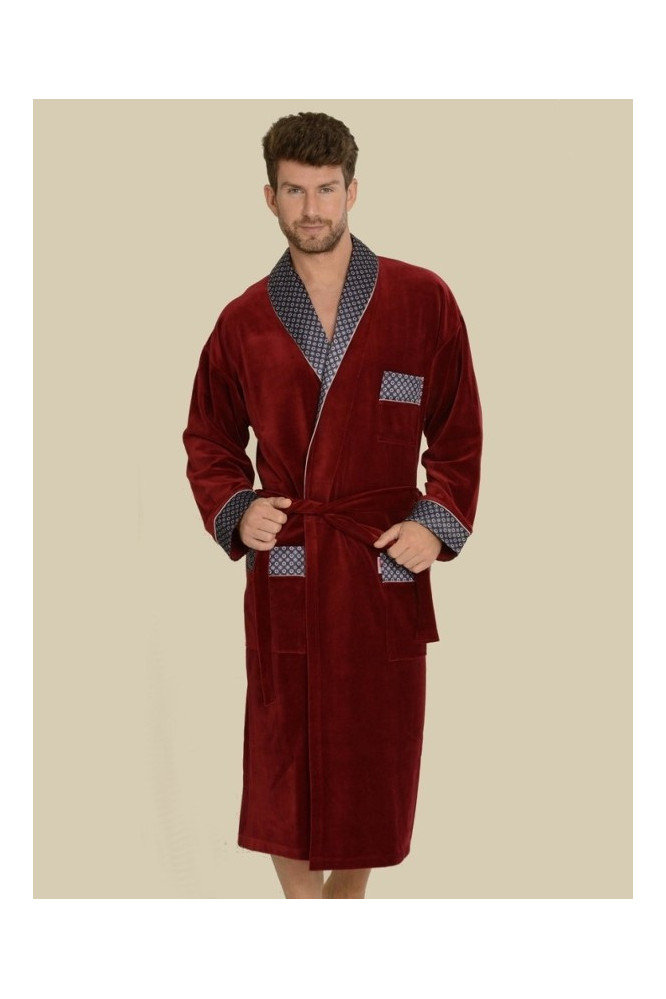 Chalatas 773 Bonjour Ilgas - bordo