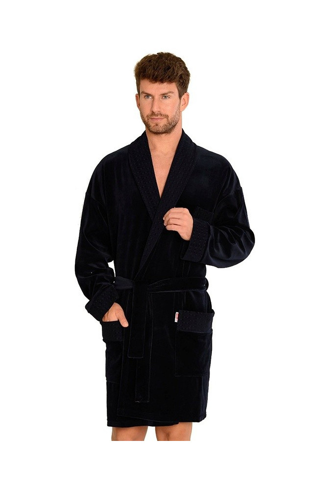 Chalatas Christian 711 Mėlyna - mėlyna