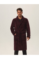 Chalatas Hustle 41935-93X Bordo - bordo