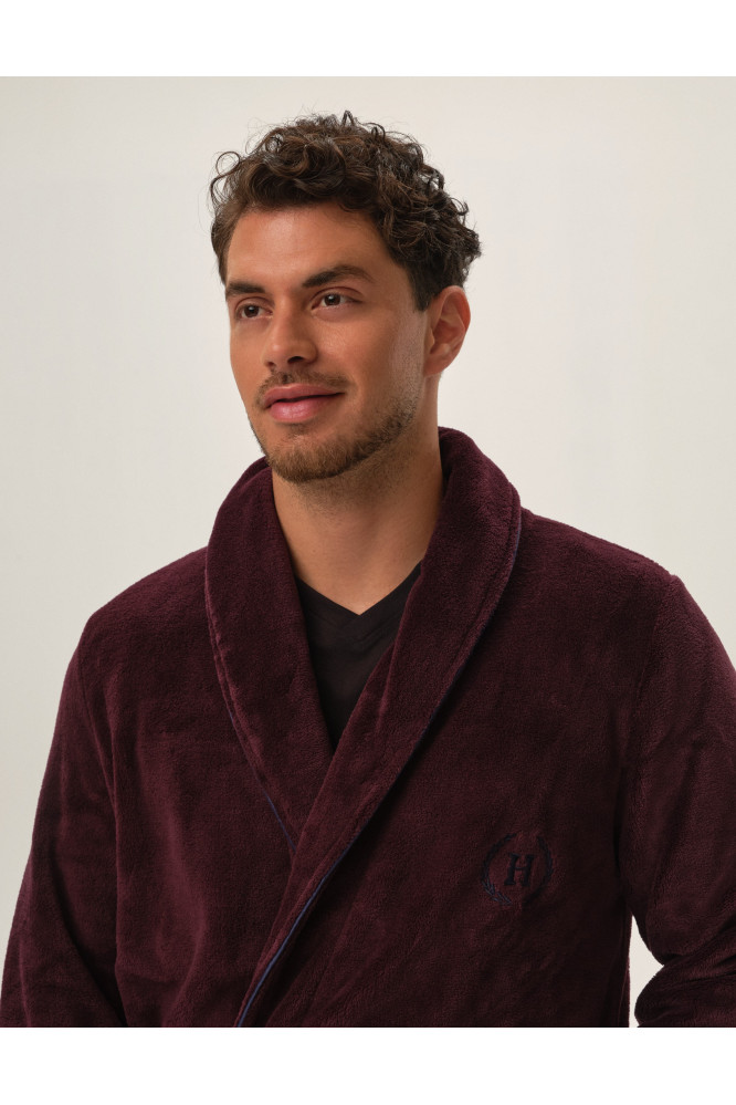 Chalatas Hustle 41935-93X Bordo - bordo