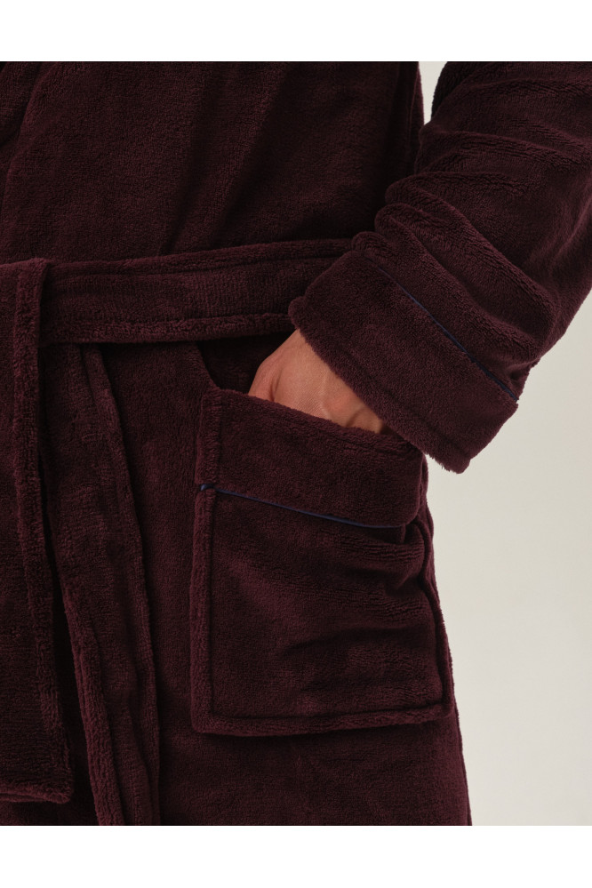 Chalatas Hustle 41935-93X Bordo - bordo