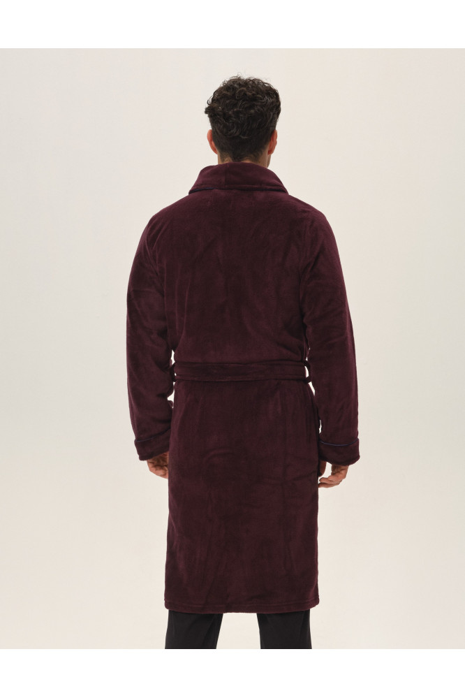 Chalatas Hustle 41935-93X Bordo - bordo