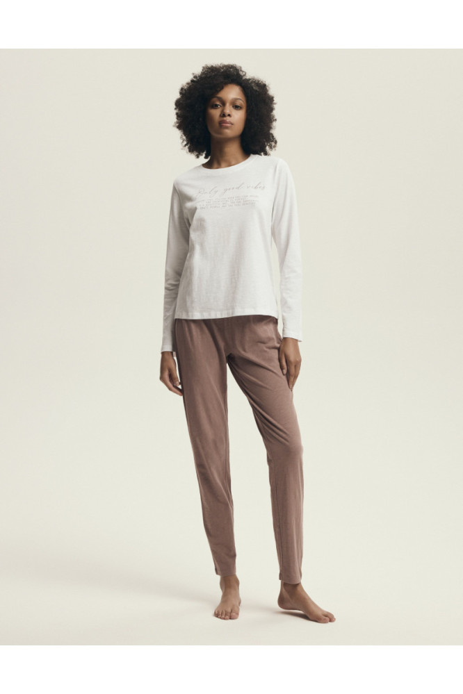 Pižama Delanie 43701 Ecru