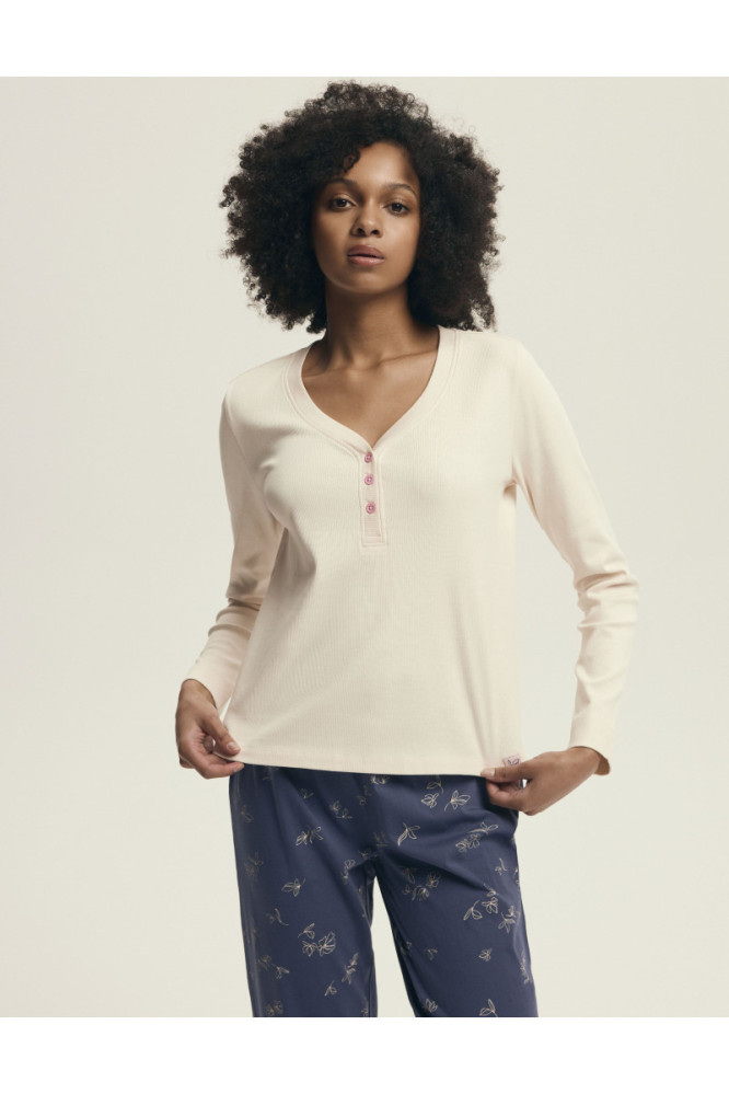 Pižama Delanie 43698 Ecru