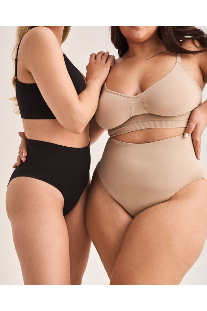 Kelnaitės S122 Shapewear Hi-Leg Juoda