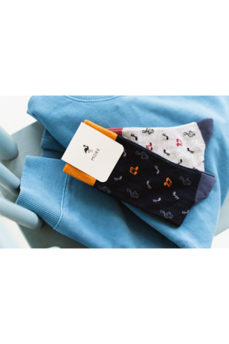 Kojinės Miusical Notes 051-133 Mėlyna