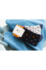 Kojinės Miusical Notes 051-133 Mėlyna