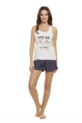 Pižama Danni 35831-03X Rožinė-Mėlyna