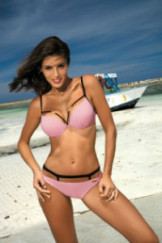 Maudymosi kostiumėlis Nathalie Blush Rožinė M-391 (6)