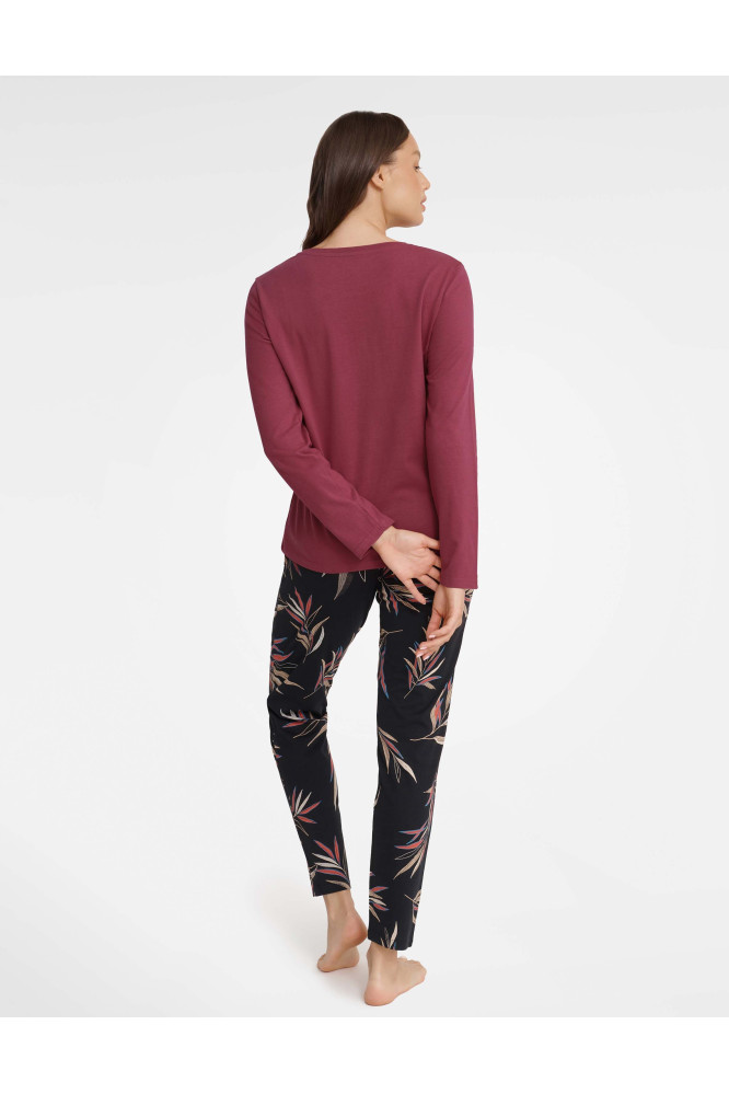 Pižama Garden 40929-83X Bordo-Juoda