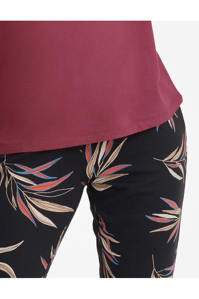 Pižama Garden 40929-83X Bordo-Juoda