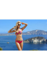 Maudymosi kostiumėlis Olimpia (1) Malinowy