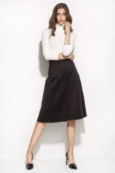 Sijonas Angelina SP25 Juoda