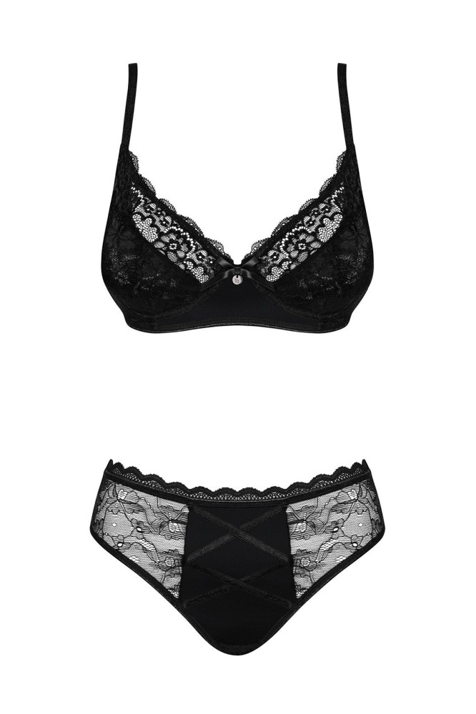 Komplektas Laurise 2-jų dalių Juoda